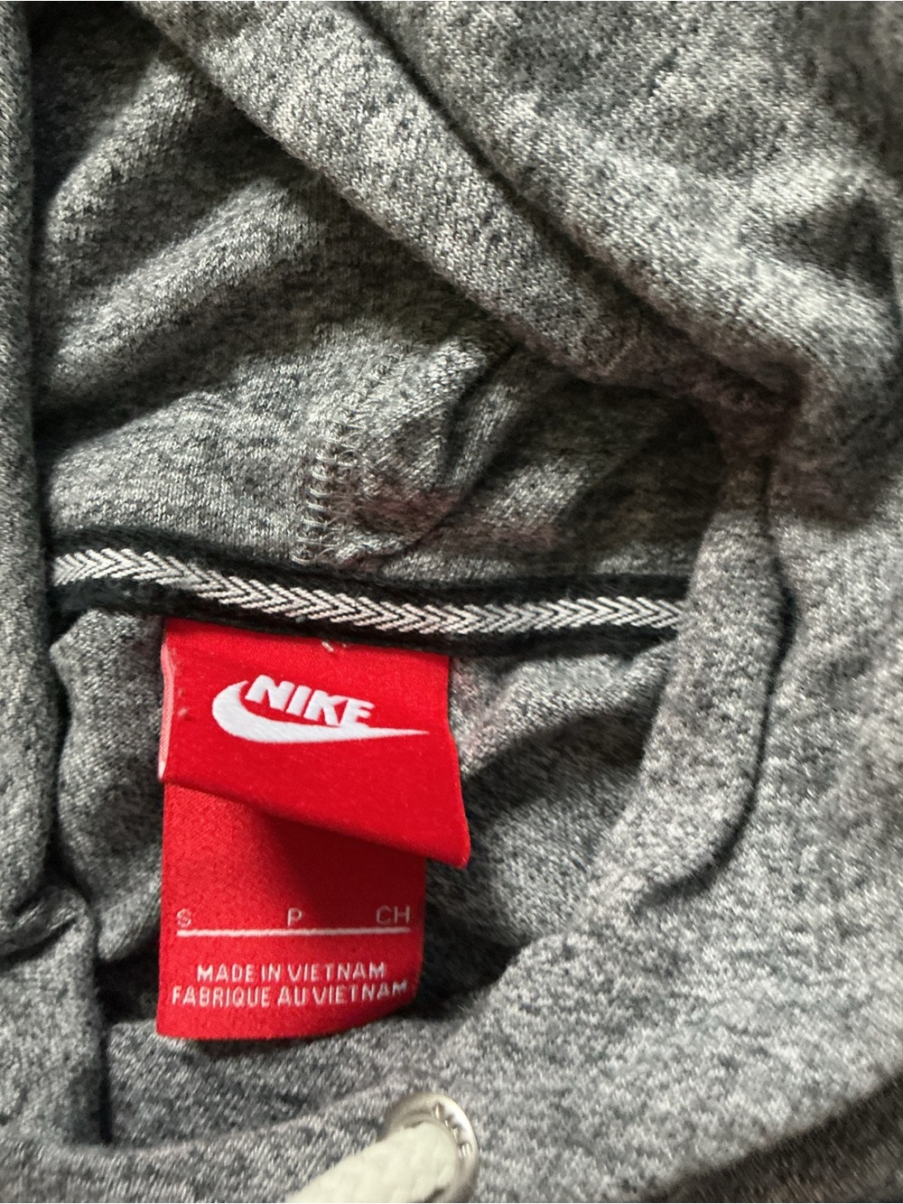 Nike Grey Heather Hoodie